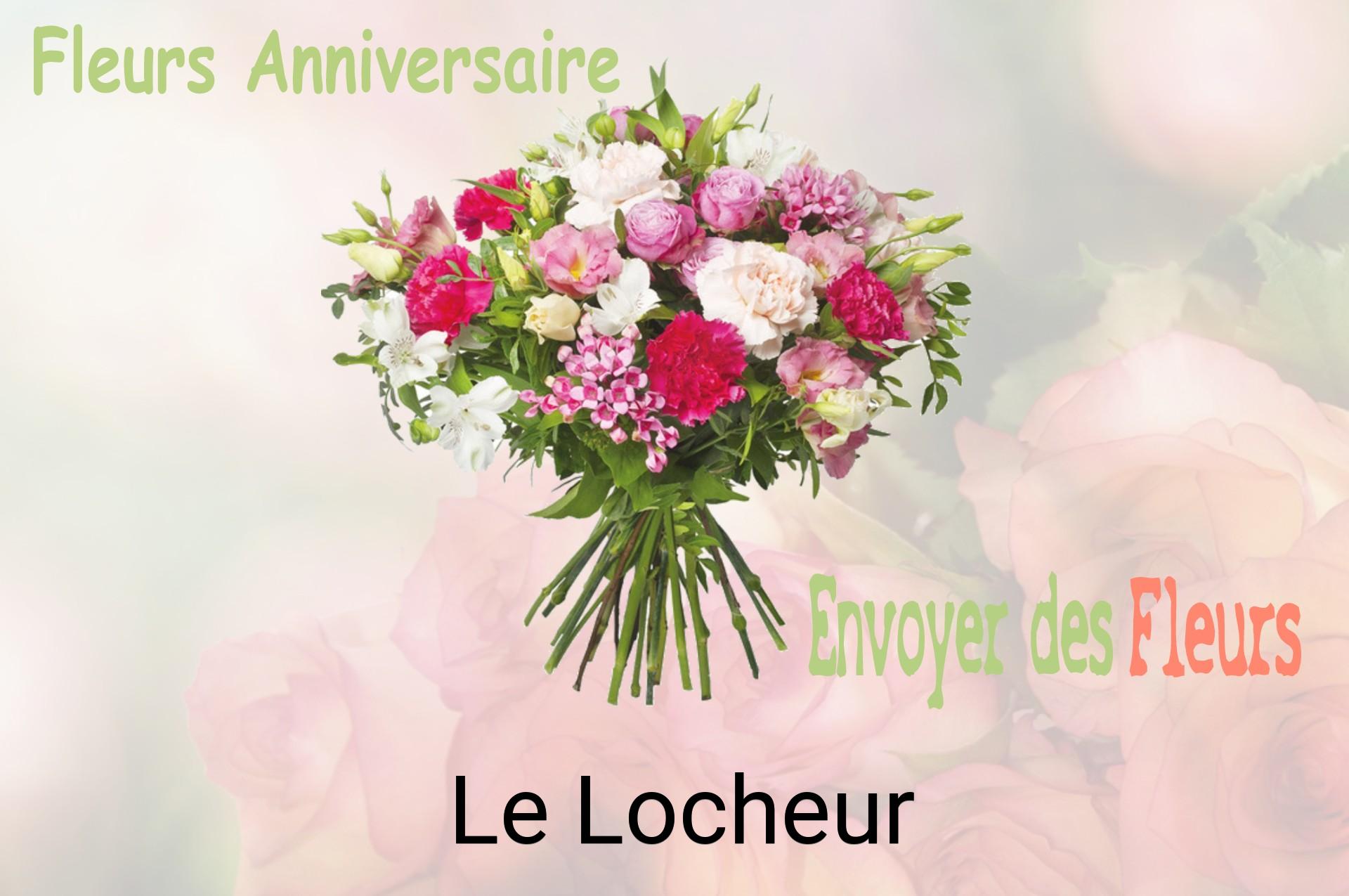 Bouquet de fleurs d’anniversaire livré à Le Locheur