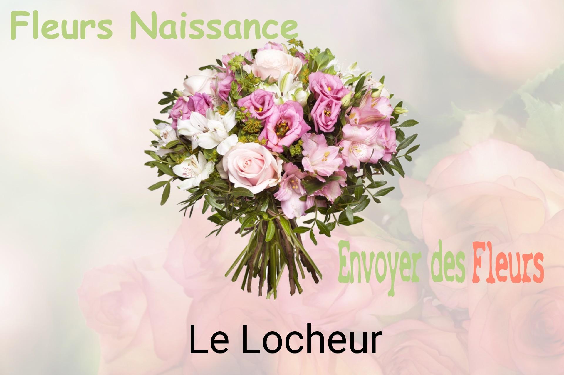 Bouquet de fleurs de naissance livré à Le Locheur